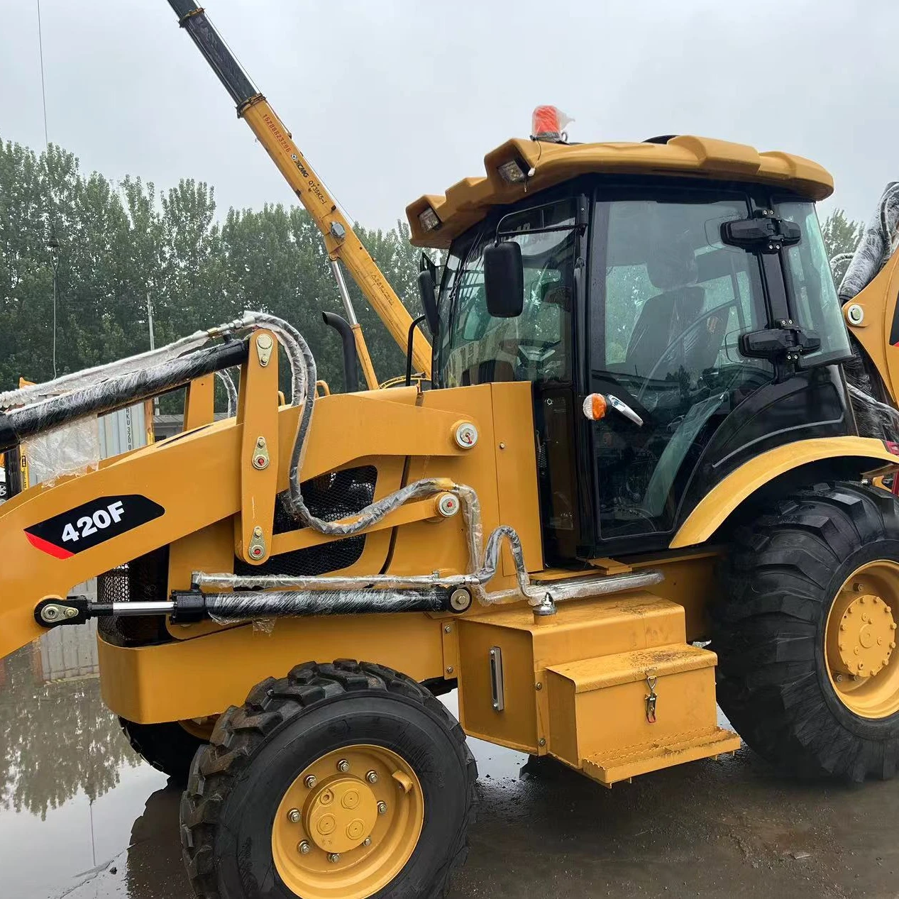 Экскаватор-погрузчик CAT 420F/подержанный гусеничный 420 экскаватор-погрузчик для продажи в хорошем состоянии наличии первая покупка Первая подача