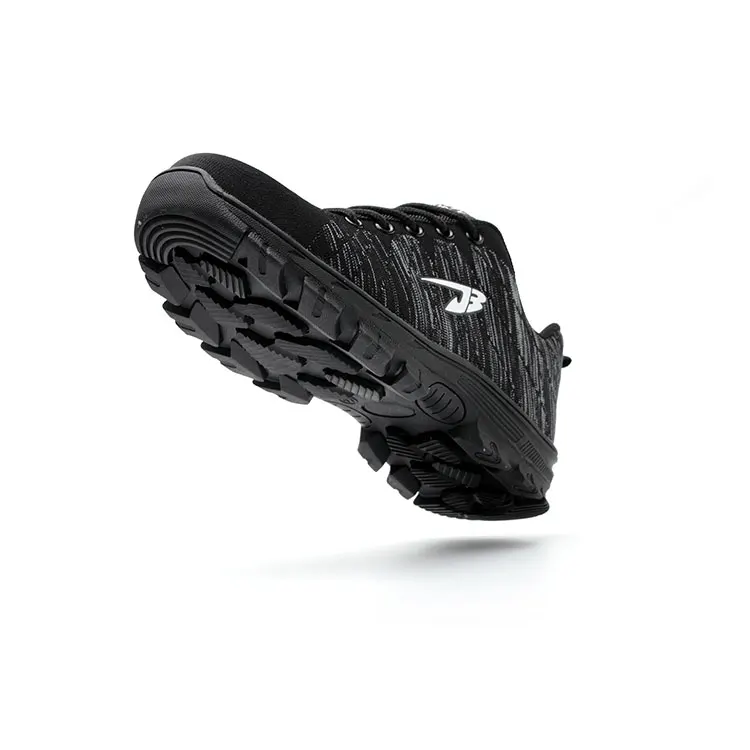 High Quality Trendy Lightweight Low Price Black Steel Safety Shoes