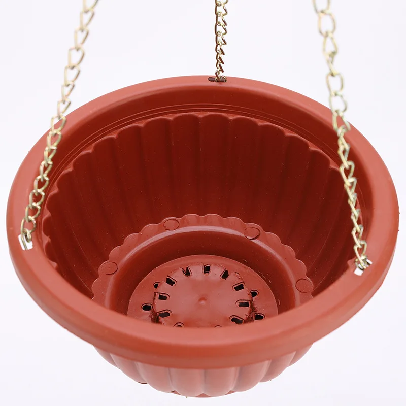 Hook hanging flower pot Chlorophytum wall hanging with succulent simple philodendron potted hanging plastic hanging basket