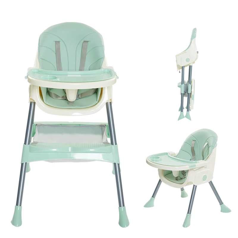 Best Selling Multifunction Portable Plastic Kids Dining Children High Chair Adjustable Baby Dining Chair With Feeding Trays