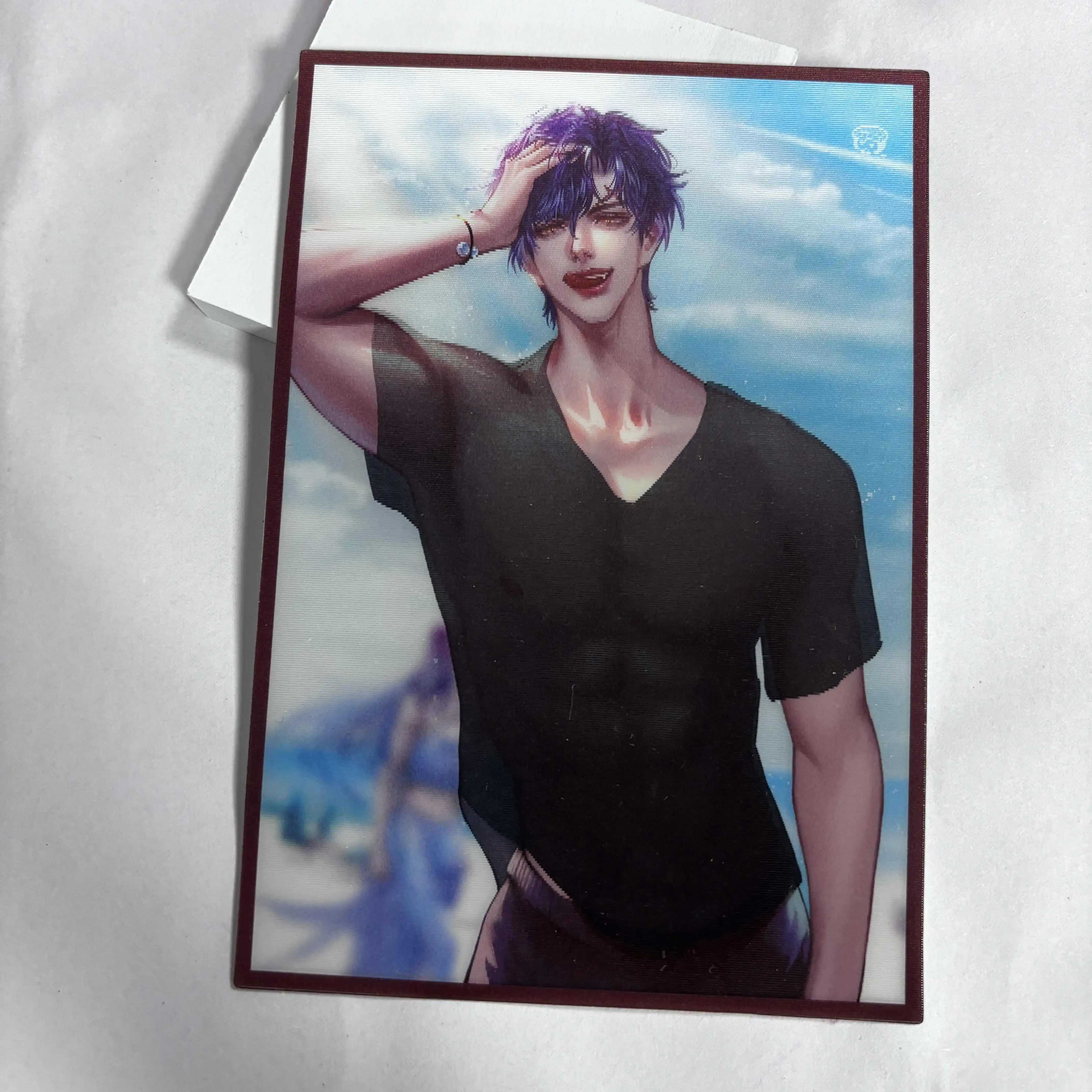 3D Lenticular Card Custom Size PET PP PVC Plastic Card with Different Materials And Changing Ways Accept 2 Change Or more