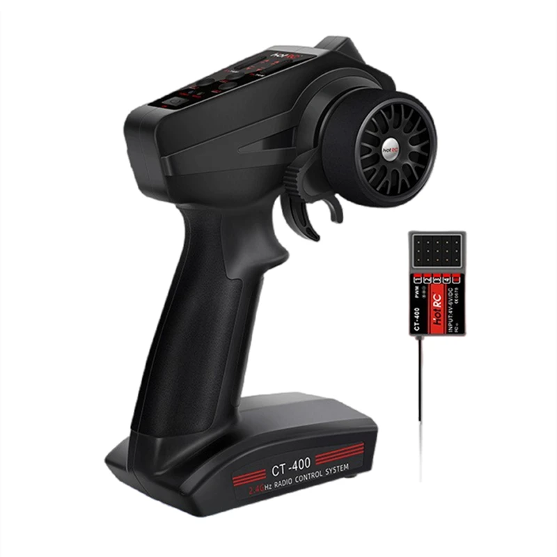 New product HOTRC CT-400 2.4G 4CH RC Radio System transmitter and receiver for ship and car