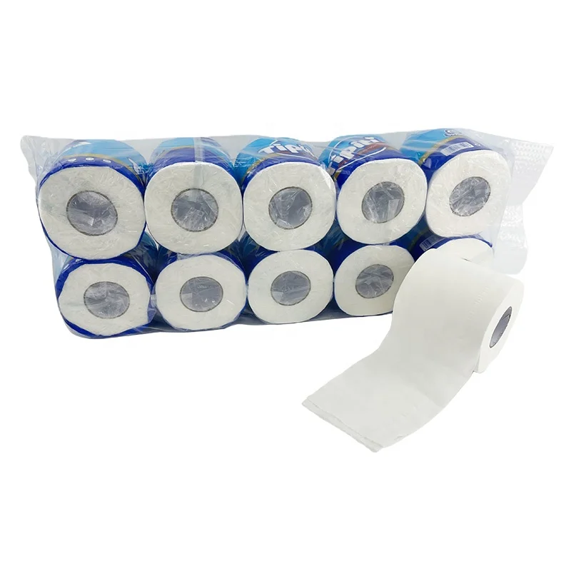 Custom Logo Printed Cheap Price Soft 3 Ply Bathroom Toilet Roll Tissue Paper
