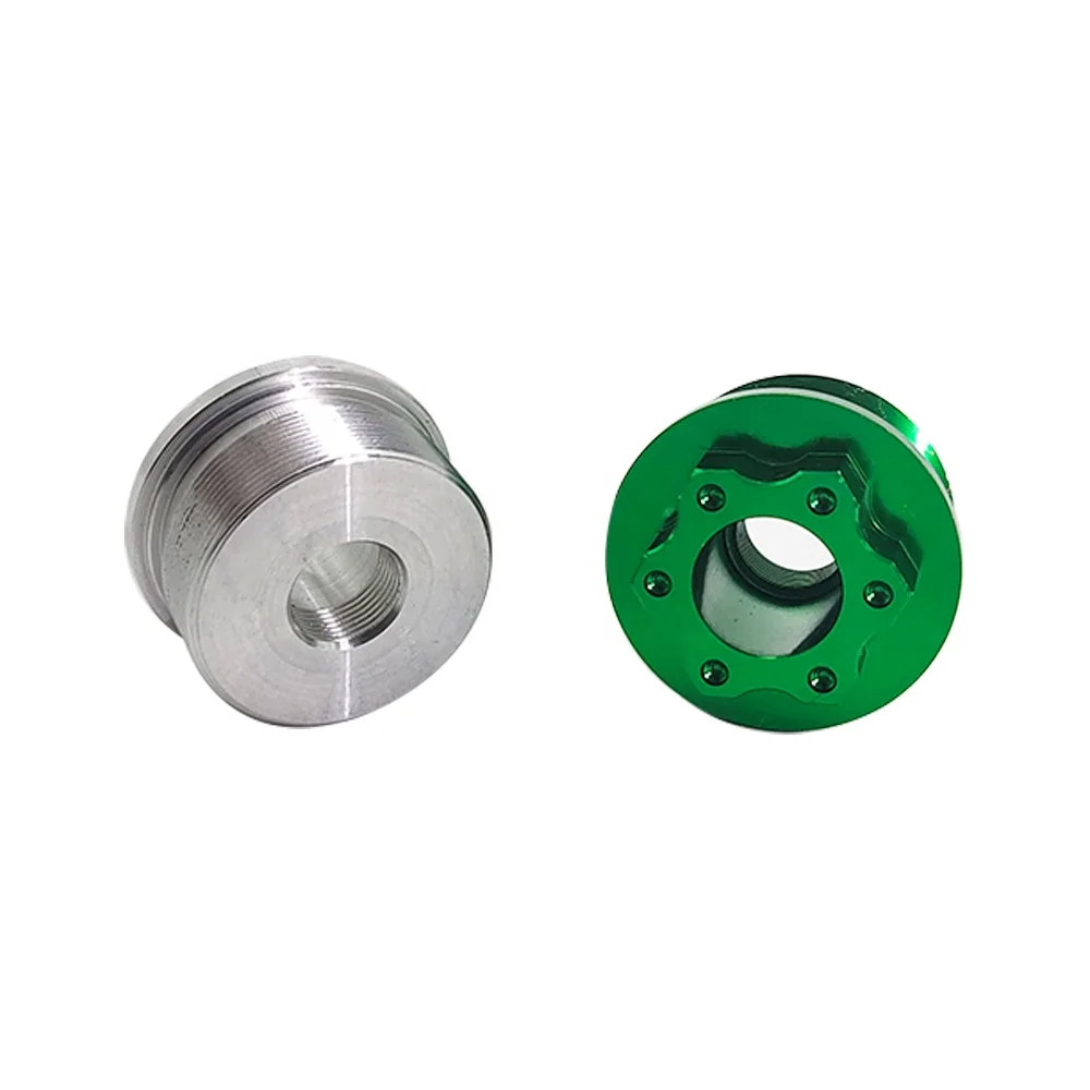 Drawing Production Aluminium Color Anodized Lathe Machine Part CNC Turning Part For Machining Prototype