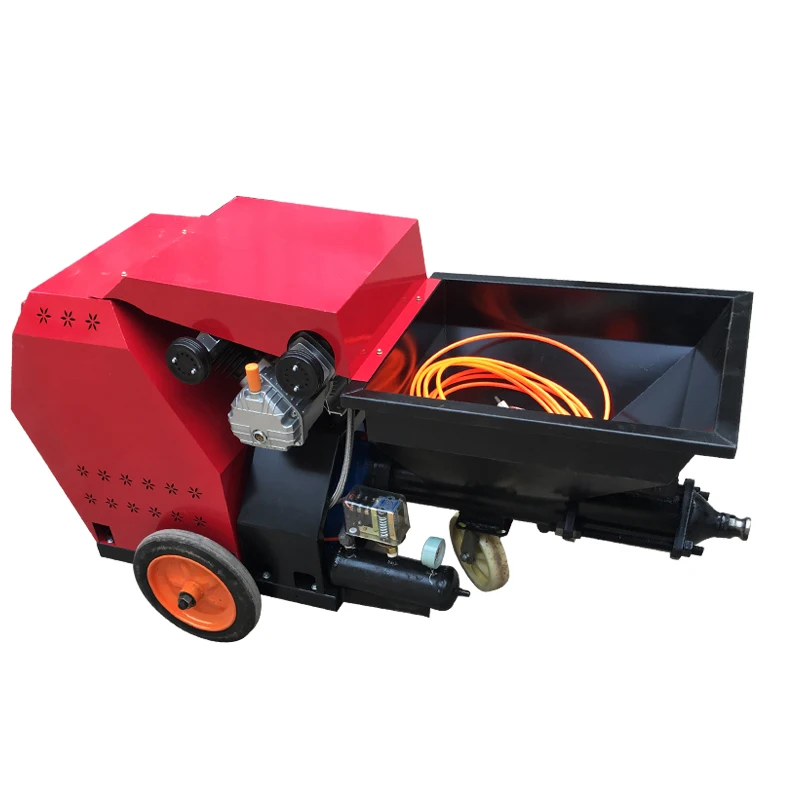 Машина для распыления цементного раствора, Высокоэффективная однофазная 220 В для небольших строительных работ