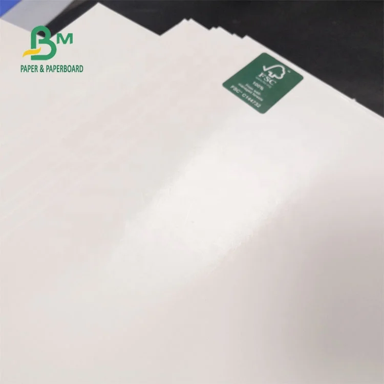 
FSC Certified 300gsm + 15g PE Coated Ivory Board For Lunch Box 70 * 100cm <span style=