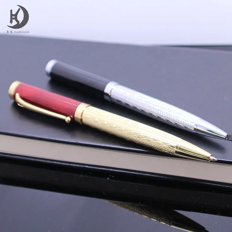 Металлическая шариковая ручка с логотипом компании на заказ