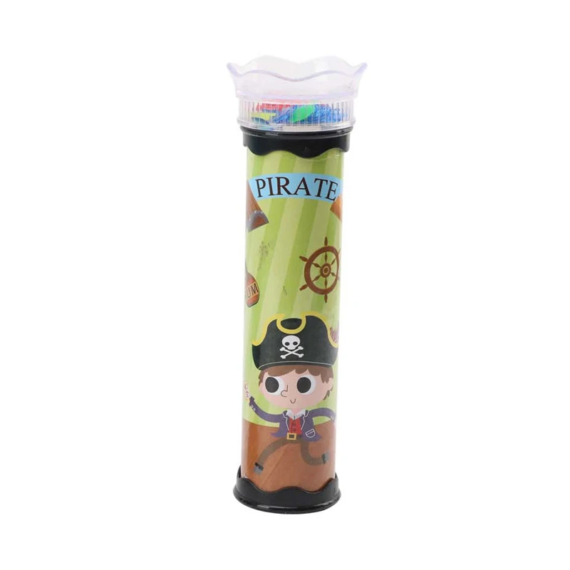 Interesting pirate flower shape beautiful colorful kaleidoscope toy kids