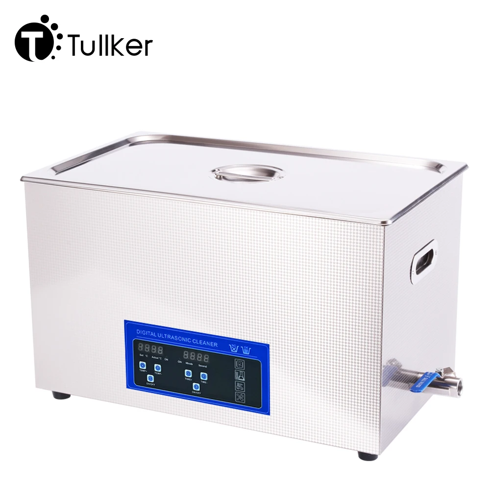 30 л Tullker промышленный ультразвуковой очиститель форма ржавчина обезжиривающий нагреватель Регулировка стиральная машина 40 кГц опционально