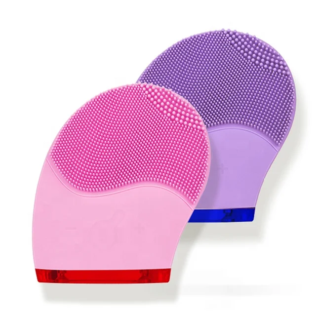 Hot Selling Customized New Products Sonic Vibrating Flex Electric Cleaning Cleansing Face Scrubber Facial Brush