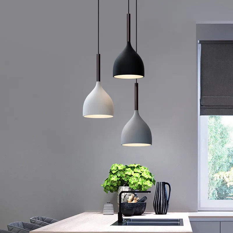 Quality Modern LED Chandelier Pendant Lamp 3 Head Nordic Style Ceiling Light For Dinning Room
