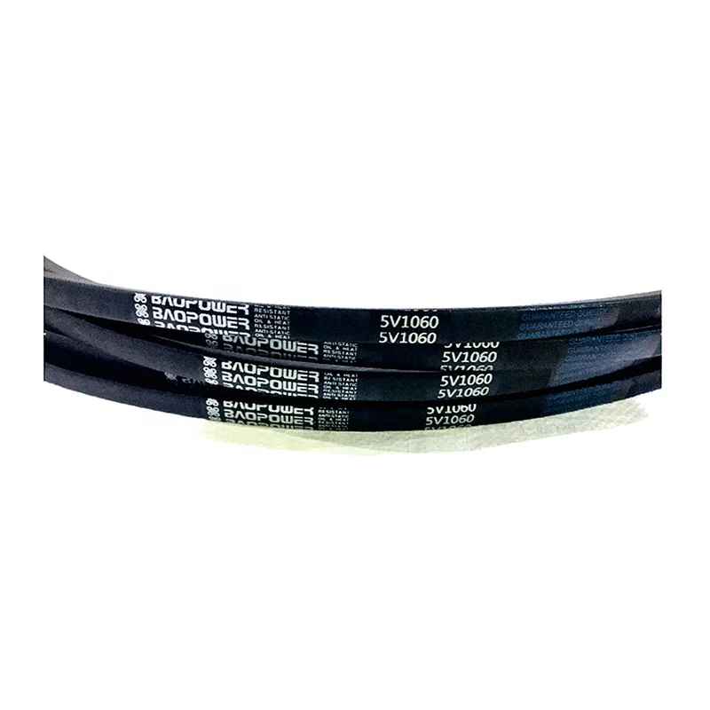 Baopower Wrapped Narrow Rubber 3V 5V 8V Transmission Belts V-Belt