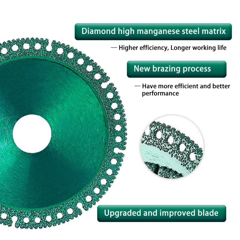 4 inch 2mm Ultra-thin Glass Porcelain Saw Wheel Diamond Saw Blade for Smooth Cutting Grinding Jade Crystal Stone Ceramic Tile