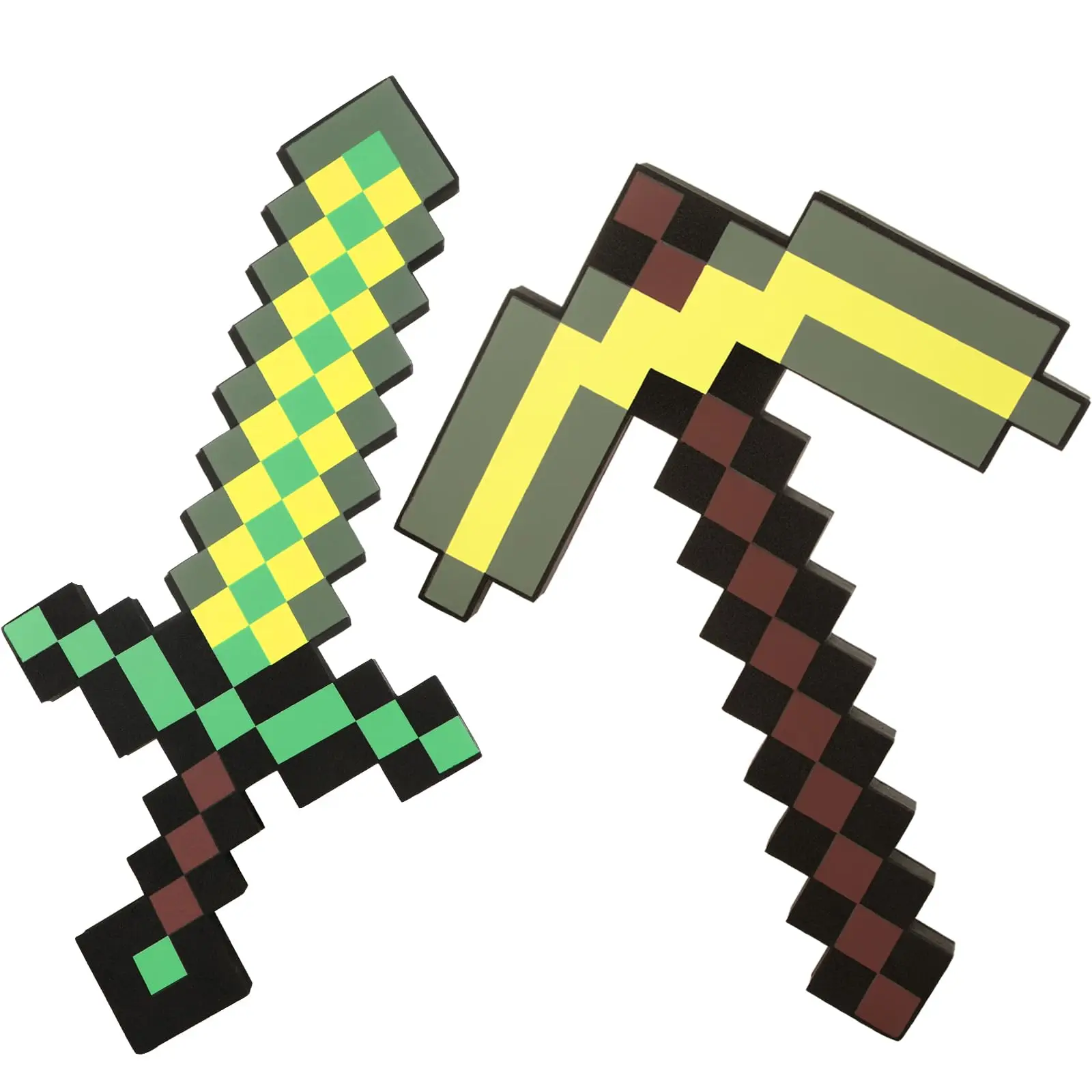 Pickaxe and Sword Toys,Game Transforming Kids Role-Play Accessory,Halloween,Christmas,Party Gifts for Video Game Fans