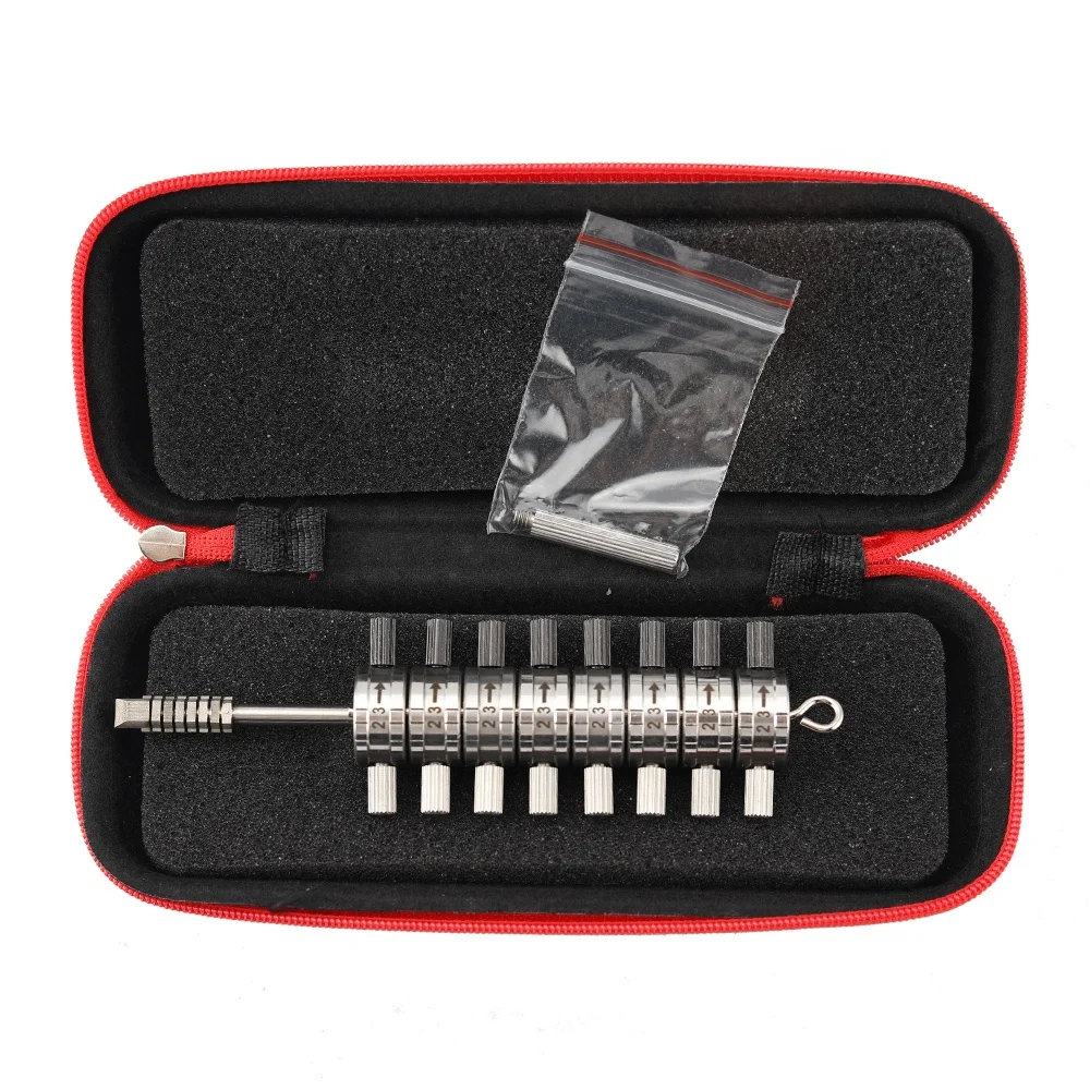 HUK eight-tooth Jaguar tool Quick Open Door Locks Locksmith Decoder Tool for car Lock HUK eight-tooth Jaguar tool