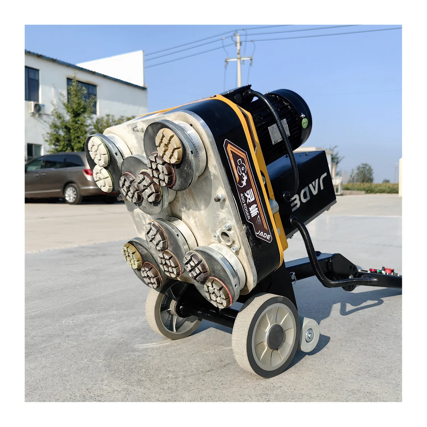 Good Price Jadeite Home Use 450shconcrete Grinder For Flooring Grinding Polishing Garage Project Tiny Concrete Floor Edge