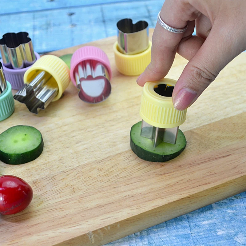 Stainless Steel Hand Press Manual  Fruit Vegetable Cutter Accesorios De Panaderia Cookie Pastry Baking Utensils For Kids