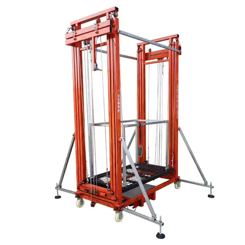 Foldable Electric Scaffold,Electric Hydraulic Automatic Electric Lifting Scaffolding For Construction Building