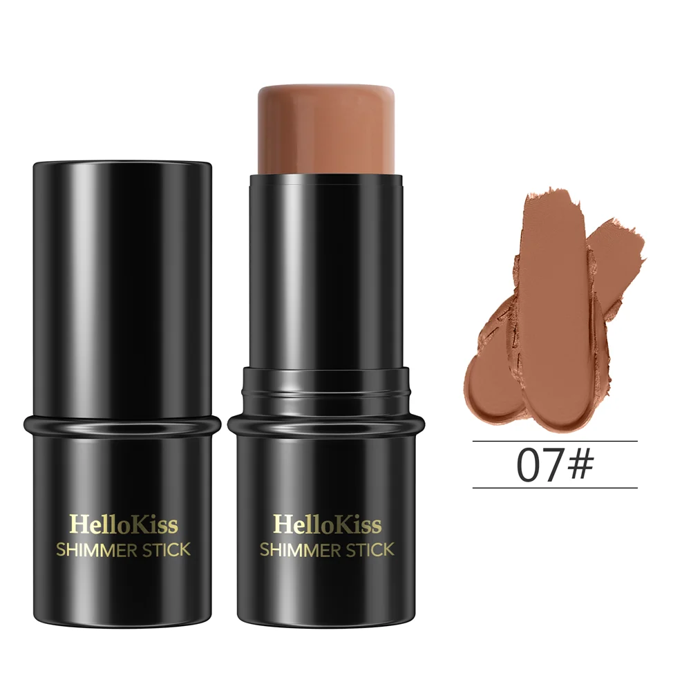 Wholesale Vegan Matte Full Coverage Bronzer Highlighter Foundation Stick Mineral Powder Makeup Stick Concealer Private Label