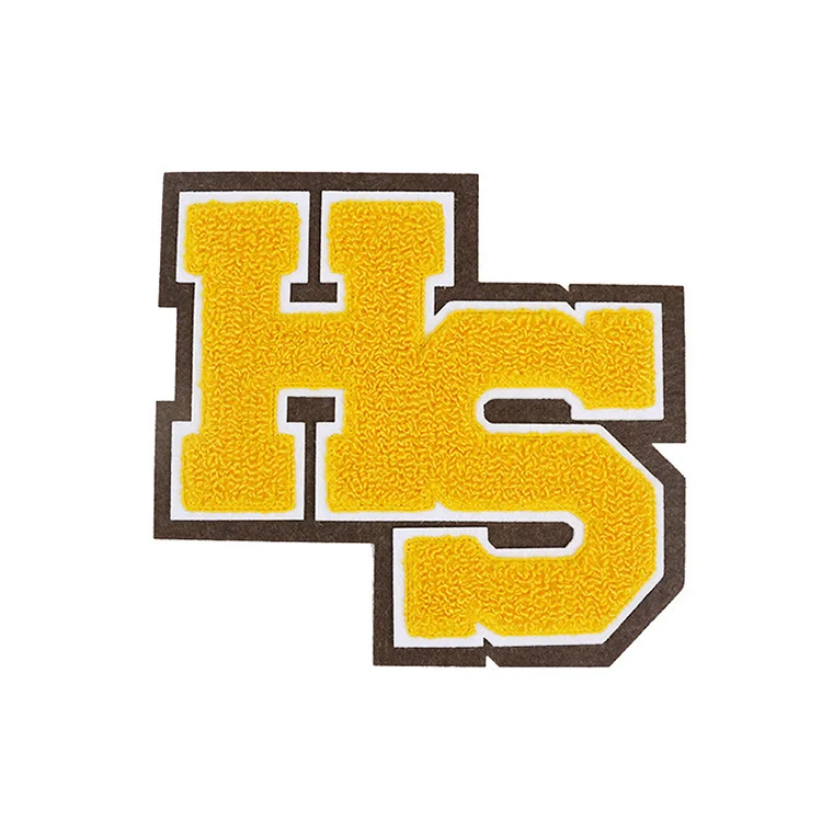 custom high quality computer letters embroidery patches for clothing