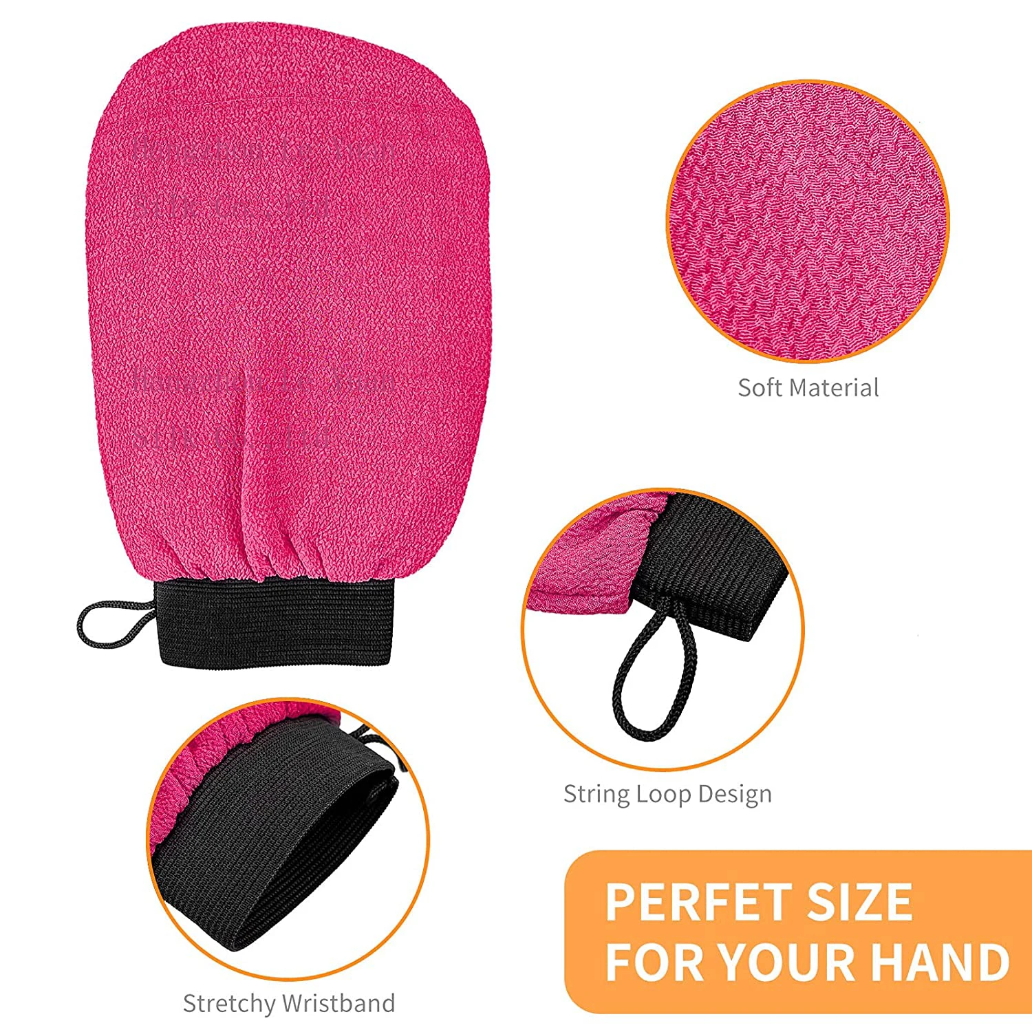 150D Single Morocco Bath Gloves Scrubbing Exfoliating Gloves Hammam Scrub Mitt Magic Peeling Gloves