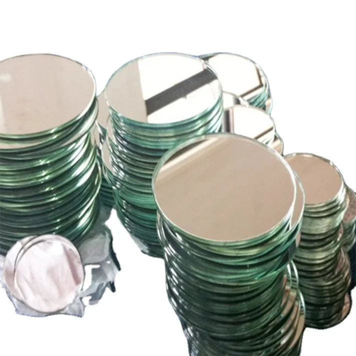 1mm 1.3mm 1.5mm 2mm circular small aluminum mirror glass