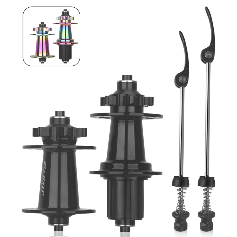 Mountain wheel hub RUJIXU Quick Disassembly disc brake six-hole 32H HG/XD/MS  HUb 6-clawMTB Bike HUb