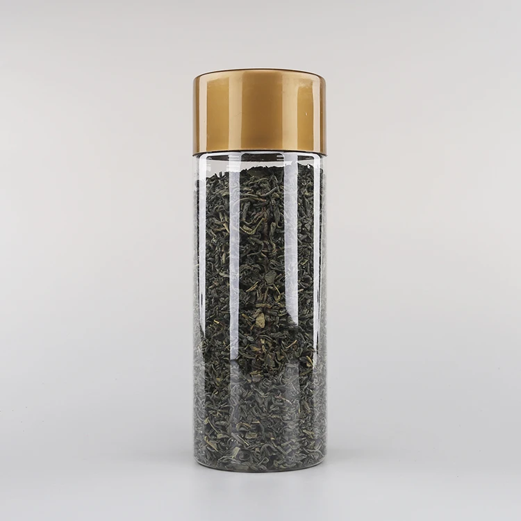 Wholesale Gold Tall Plastic Storage Jars with Lids 260ml 470ml 16 oz