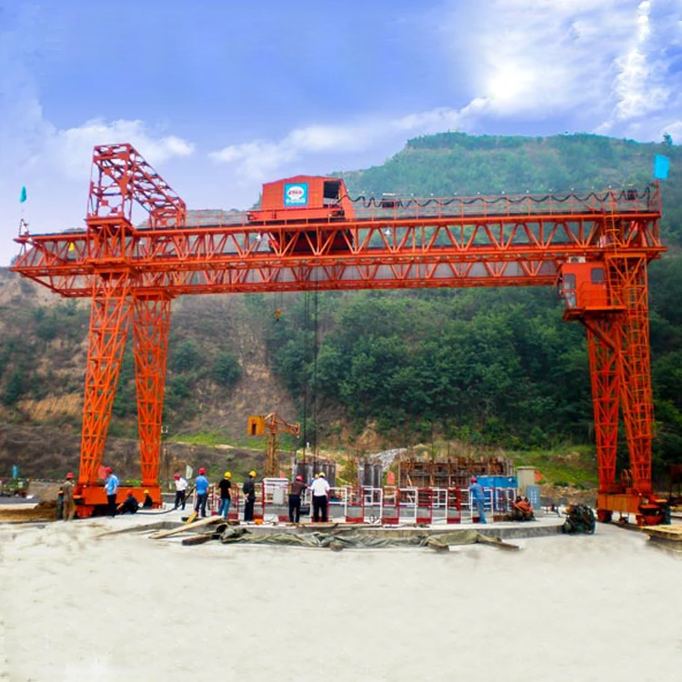 Cabin control Heavy duty electric double girder price buy l type winch gantry crane