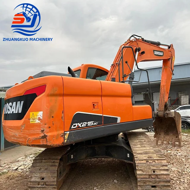 Factory low price hot sale 100% Original Used Doosan Dx215-9c Crawler Excavator 21 Tons DX215 Dx225 Dx220 Dh225 Dh220 For Sale