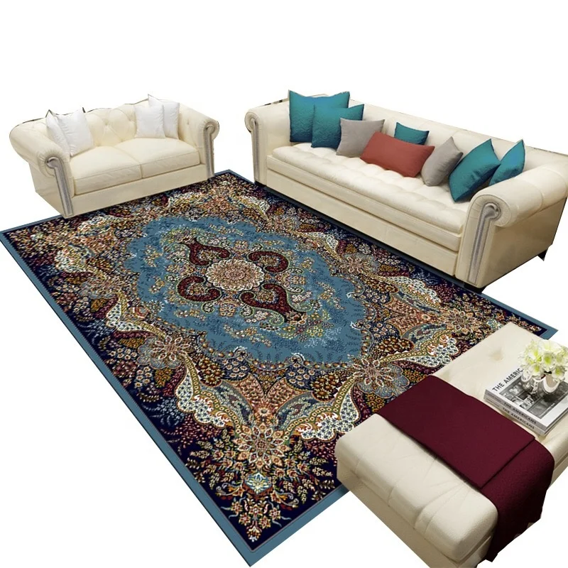 
Persian design living room polyester 3D printed carpet 