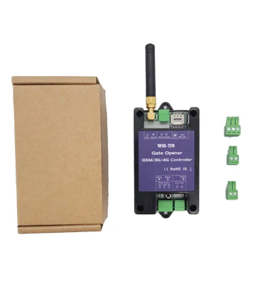 GSM 4G Relay Switch Remote Access Controller Automatic Gate Opener Control by free phone call WH-120