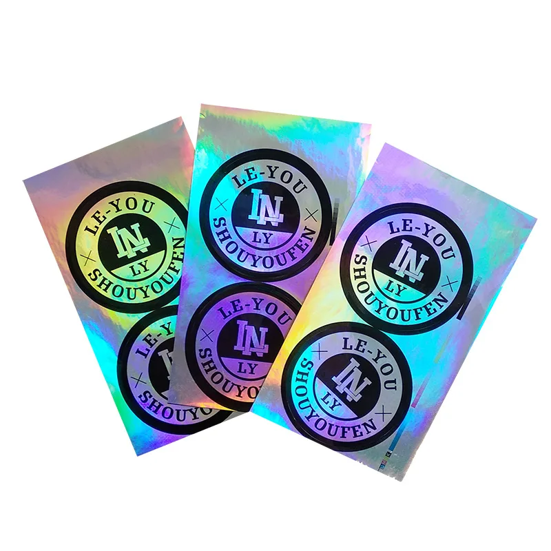 Minfly Digital Printing Custom Hologram Warranty Security Seal Removed Tamper Evident VOID Holographic Laser Sticker Packaging