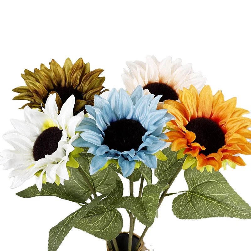 Artificial Sunflower Artificial Flowers For Home Hotel Indoor Decoration Artificial Sunflower