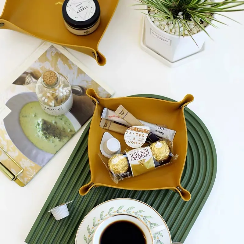 Меньше запас вход ящик косметика посуда поднос для рабочего стола, складной ящик для хранения