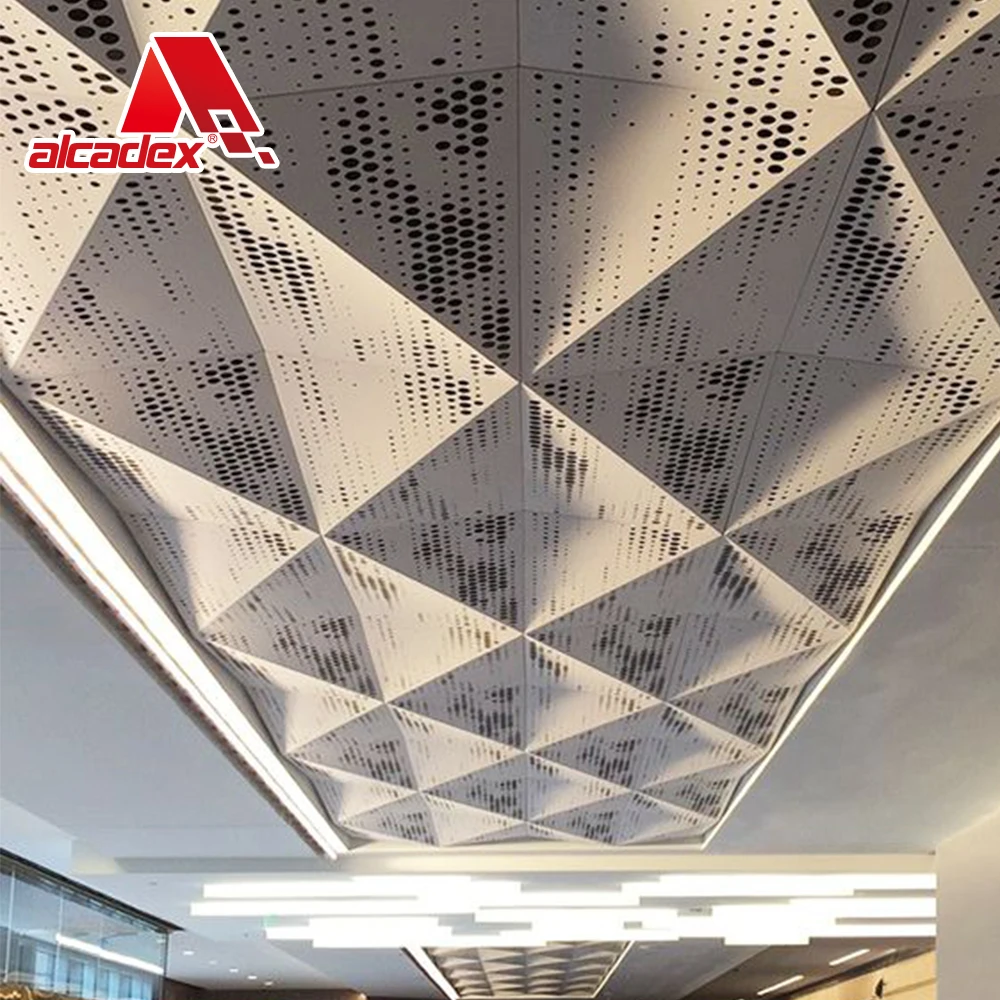 Customized Alcadex Exterior Wall Architectural Perforated Metal Aluminum Facade Cladding Panels