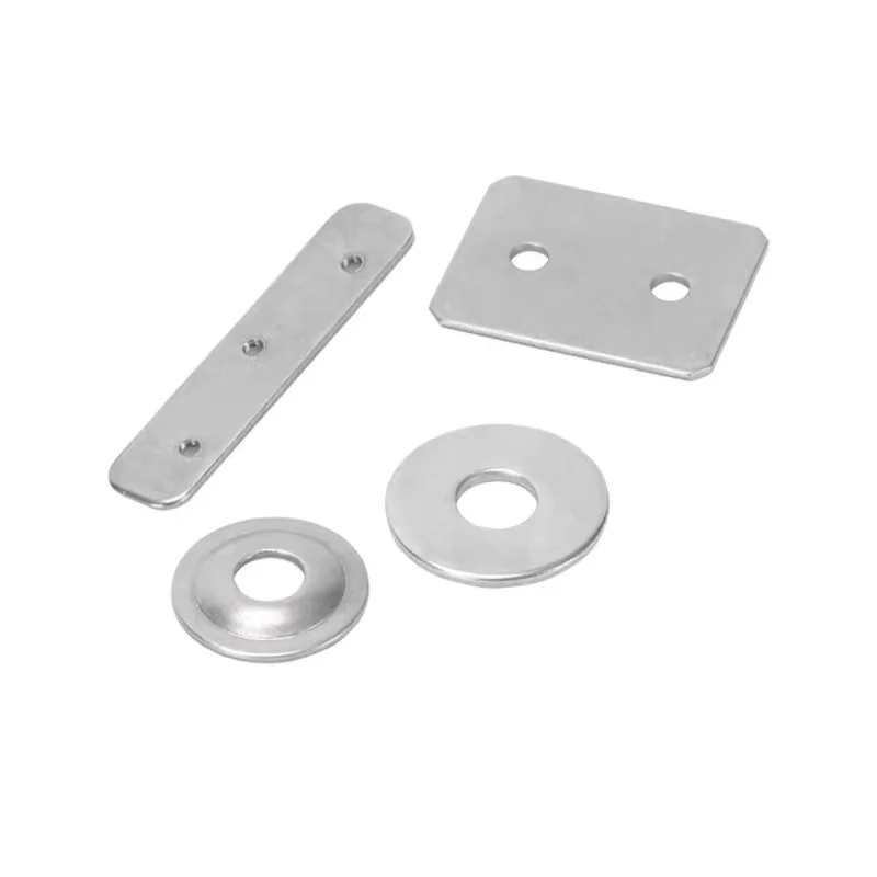 Custom OEM Tin Plating Spring Steel Aluminum Precision Stamped Part Galvanized Sheet Metal battery clip