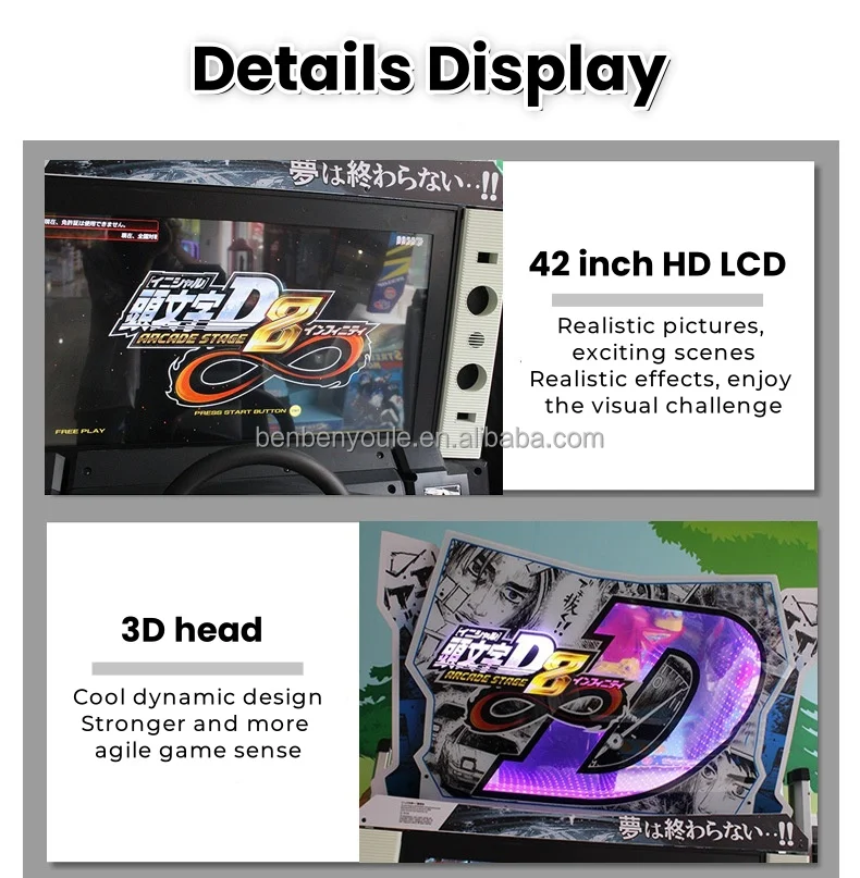 Wholesale 32 Inch LCD Driving Car Simulator Game Arcade Racing Car Game Machine For Sale