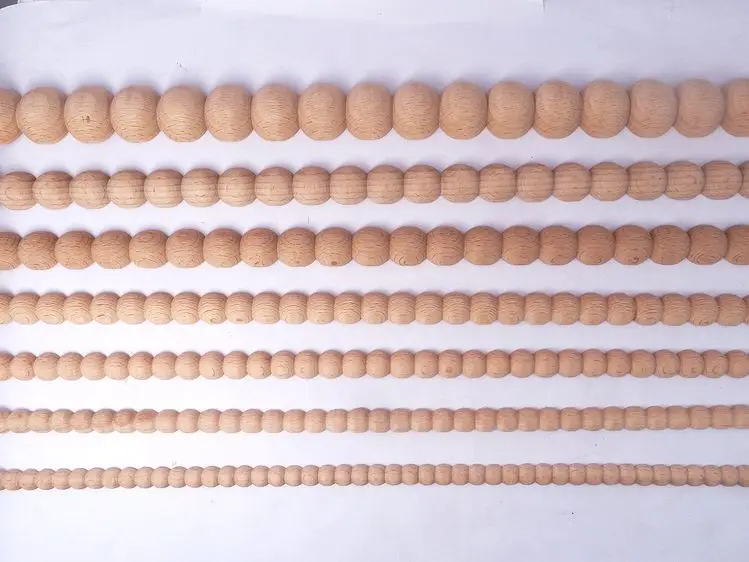 Pearl wood trim Contemporary Solid Wood indoor decoration wood frame Modern Beech indoor decoration