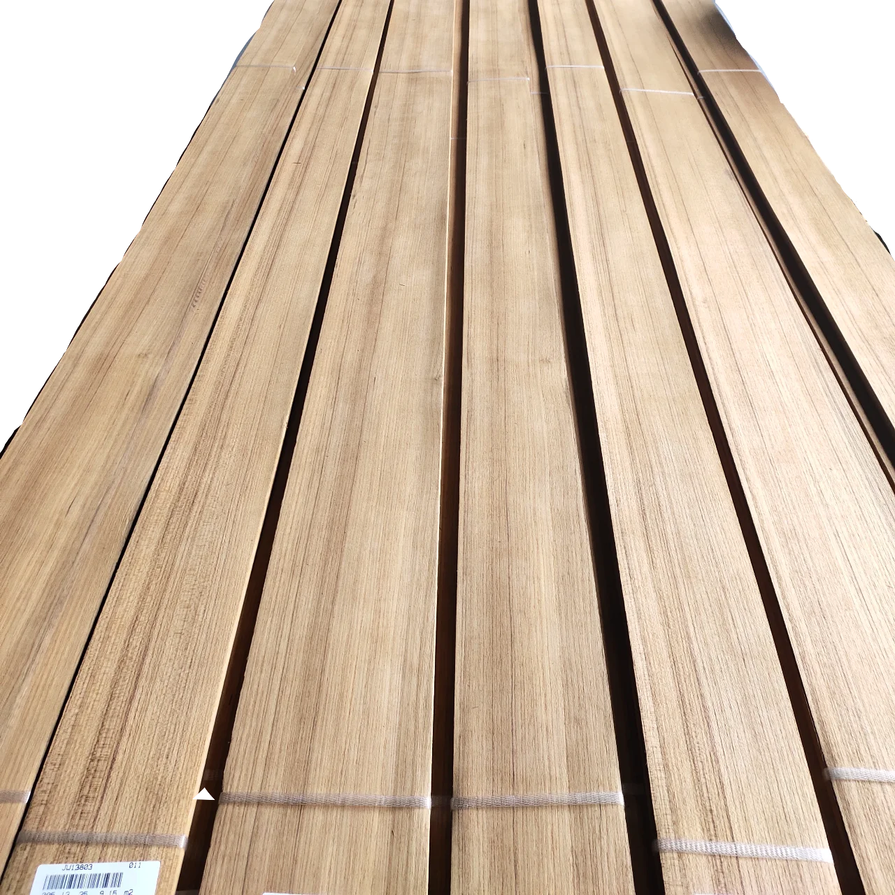 Factory Supply Sliced Natural Wood Veneer Sheet Quarter Cut Burma Teak Veneer for Wall Panel Furniture