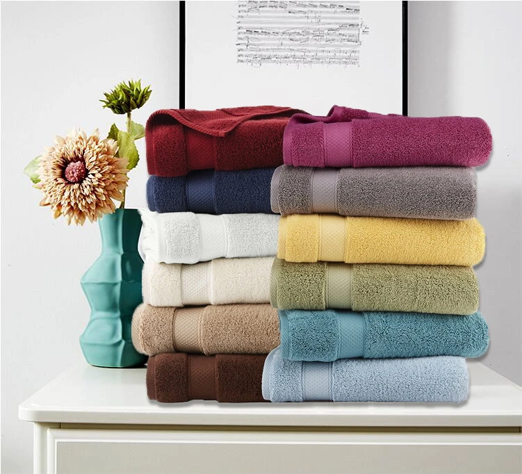 wholesale organic egyptian cotton hand face bath towel