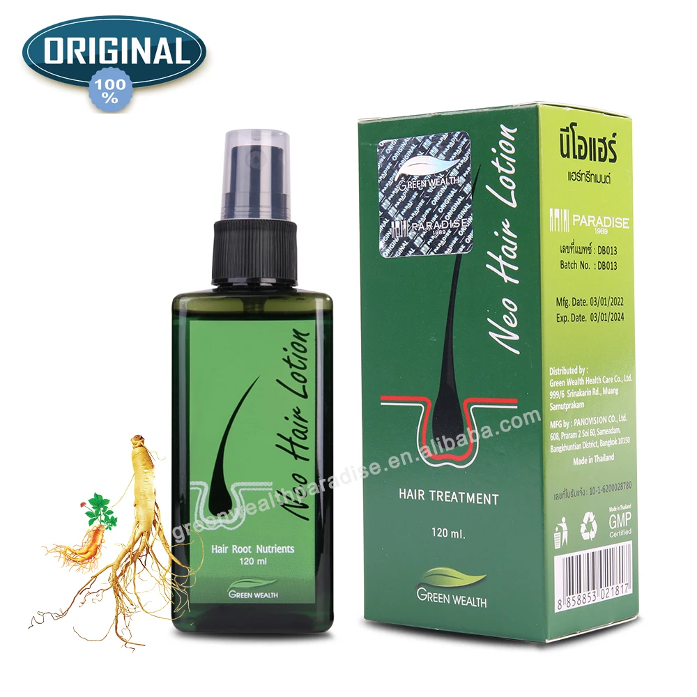 Hot selling Neo Hair Lotion Made In Thailand Fast Grow hair loss Treatment For Thinning Hair Care