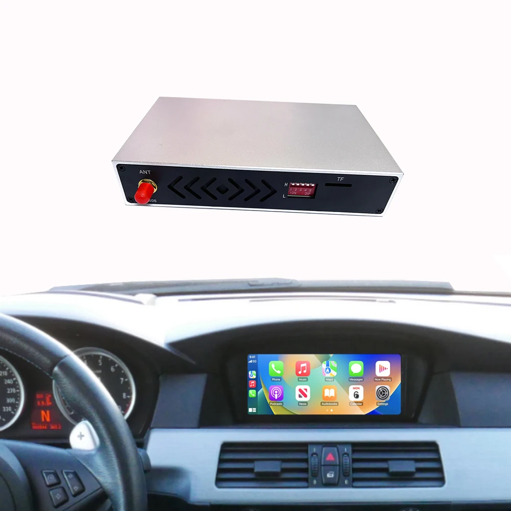 Audio Aux Wireless CarPlay Android Auto For BMW CCC 1 3 5 6 Series X5 X6 2005-2008 MINI Mirror Link AirPlay Radio Car Play