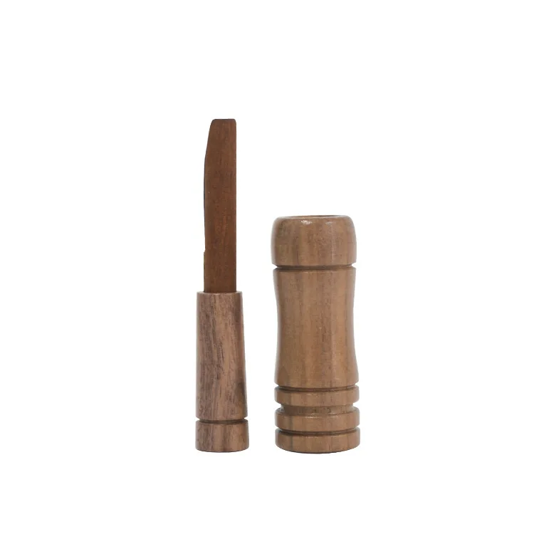 Lightweight Durable Professional Realistic Simulated Sound Wooden Duck Call for Outdoor Waterfowl Decoy