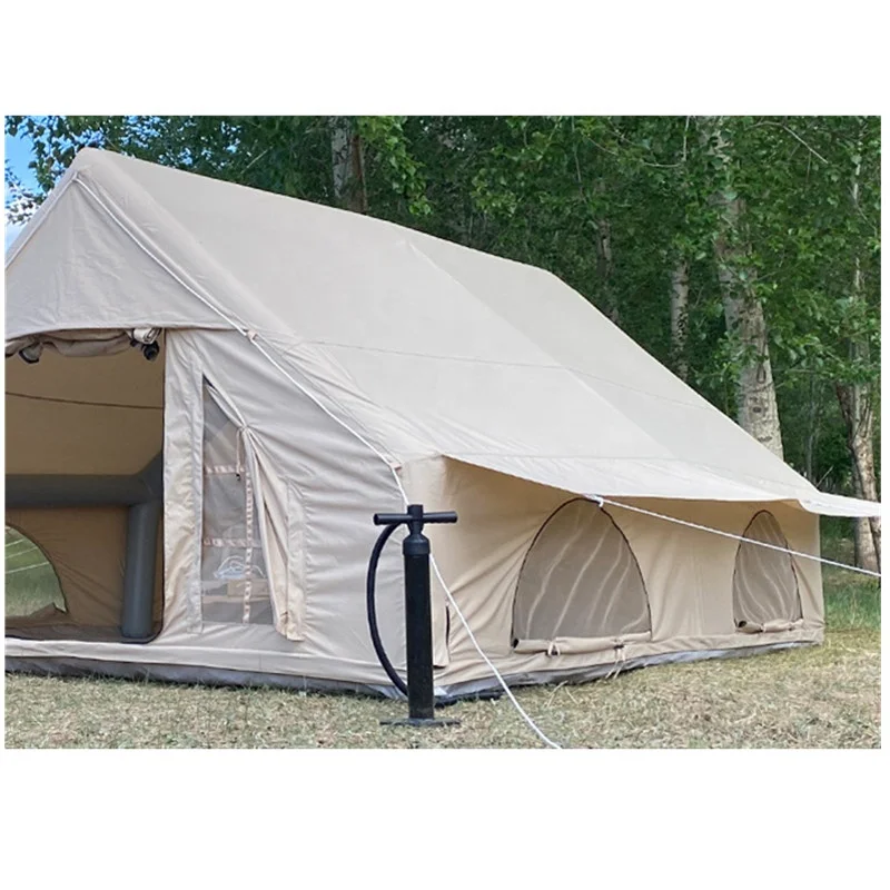 Luxury Tents Hotel Resort Glamping Canvas Fabric Inflatable Tent