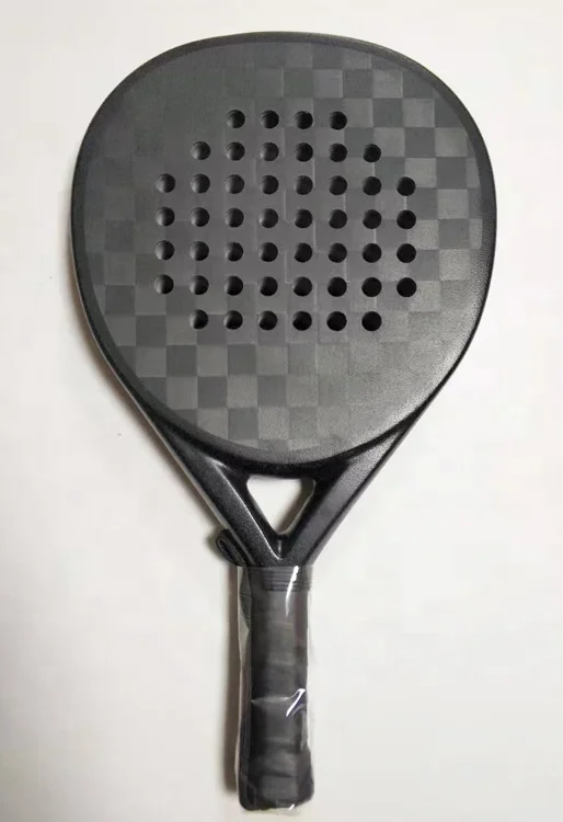 Latest arrival tear shaped carbon padel rackets mixing the power and control