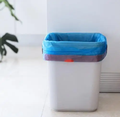 Bathroom Trash Can Bin Liners, Small Plastic Bags For Home Kitchen Office ,45*50cm, 15pcs/roll, 3rolls/bag
