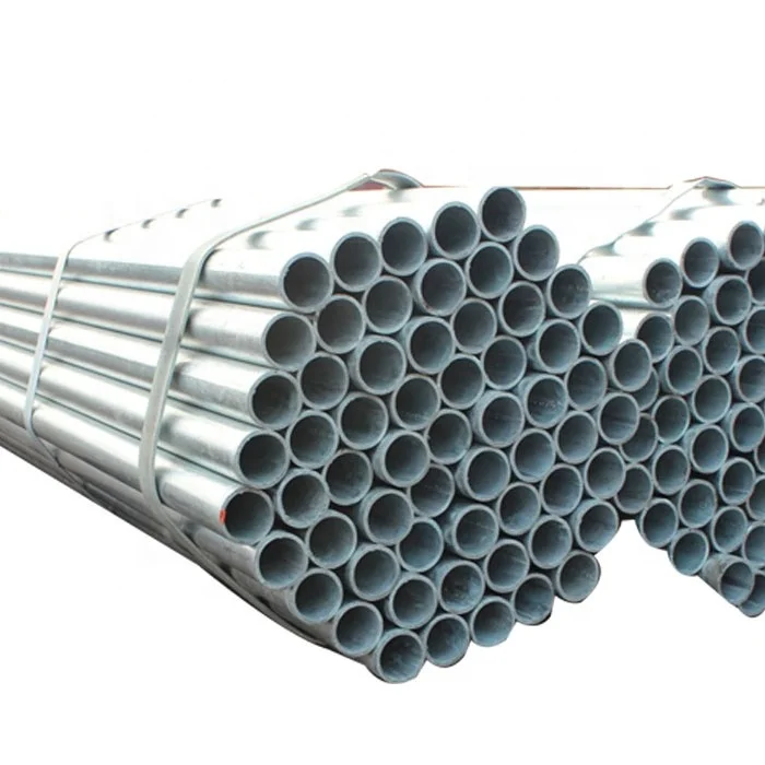 1/2ininoxch40 ASTM A36 A53 A500 BS 1387 MS Pipe Hot Dip Galvanized Stainless Steel Round Galvanized Tube Seamless Steel Round