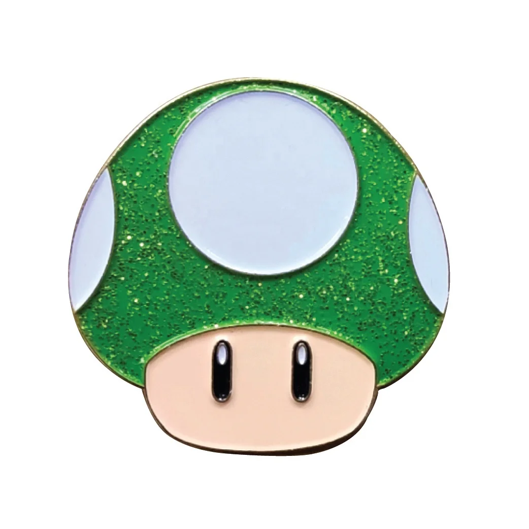 Customsized Metal Badge High Quality Cartoon Character Cute Gold Plated Glitter Soft Lapel Pin Custom