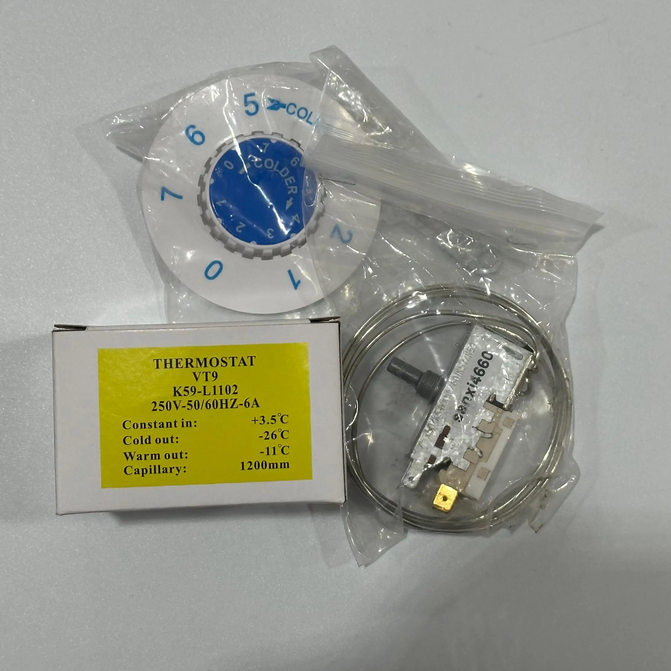 Thermostat VT9 K59-L1102 250V-50/60HZ-6A Refrigerator Spare Parts